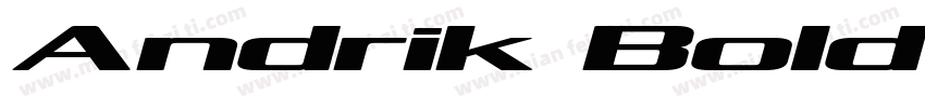 Andrik Bold italic cond Bold Italic字体转换